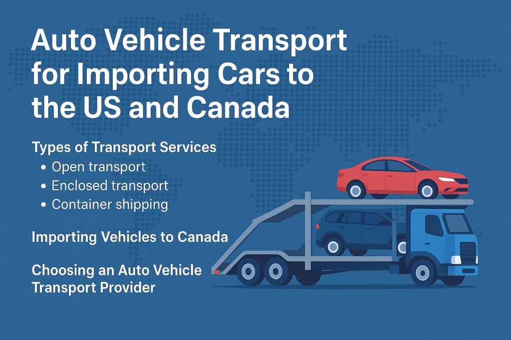 types of auto vehicle transport services